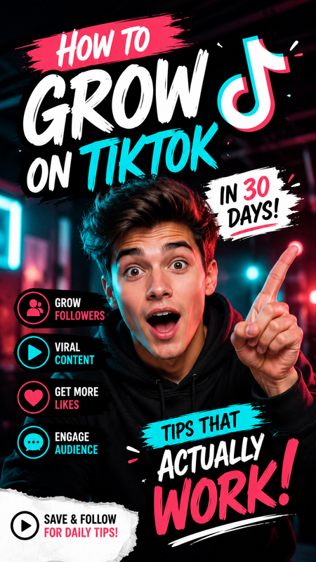 TikTok Cover Poster Generator