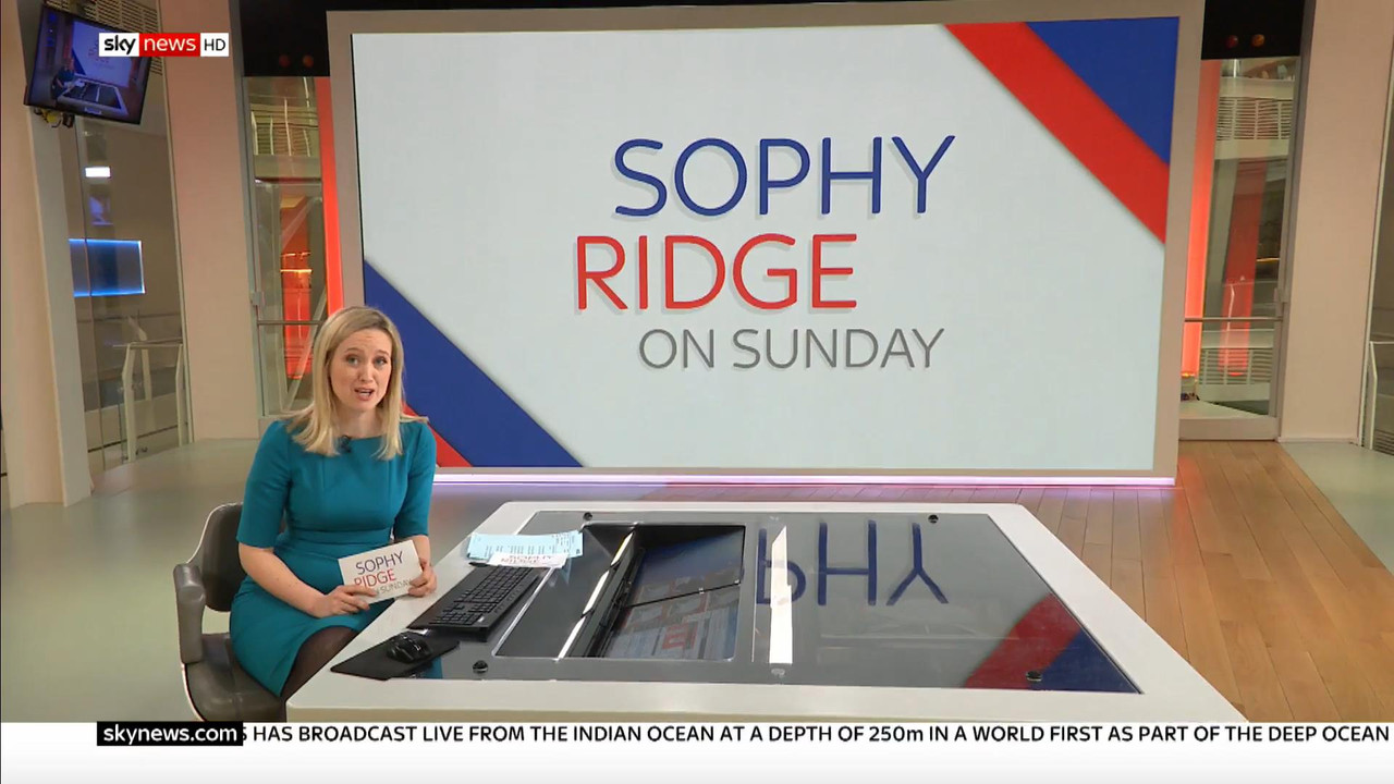 24 March - 09.00.00 - Sophy Ridge On Sunday. A new kind of polit