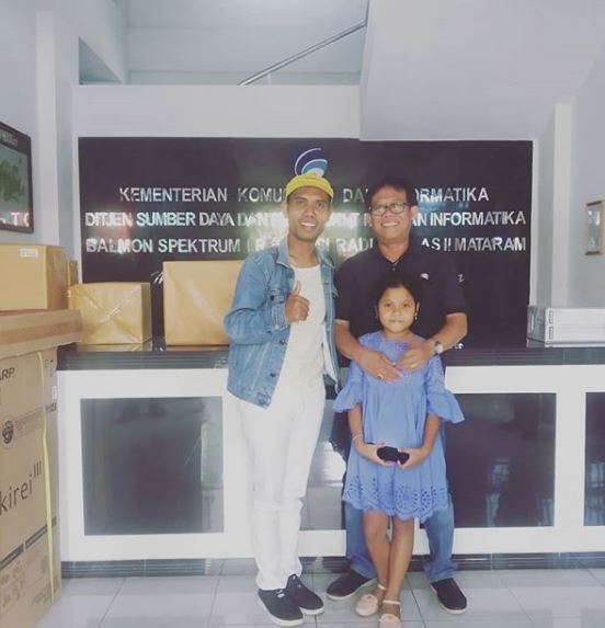 Udin Sedunia saat mendatangi Kementerian Komunikasi dan Informatika (Instagram Udin Sedunia)