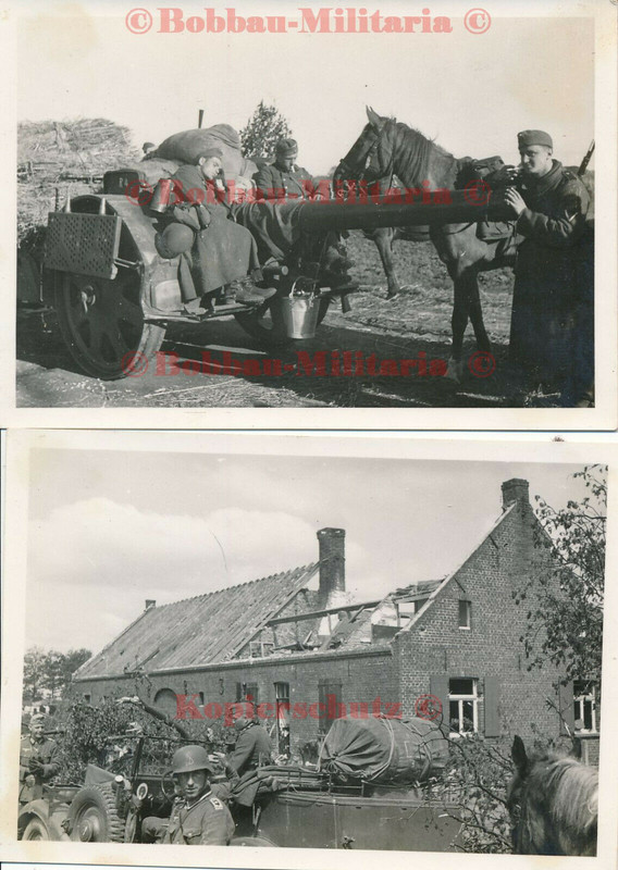 Belgien Pz.Jg.Abt.156 LKW truck PAK Geschütz Vormarsch Technik 56.ID TOP