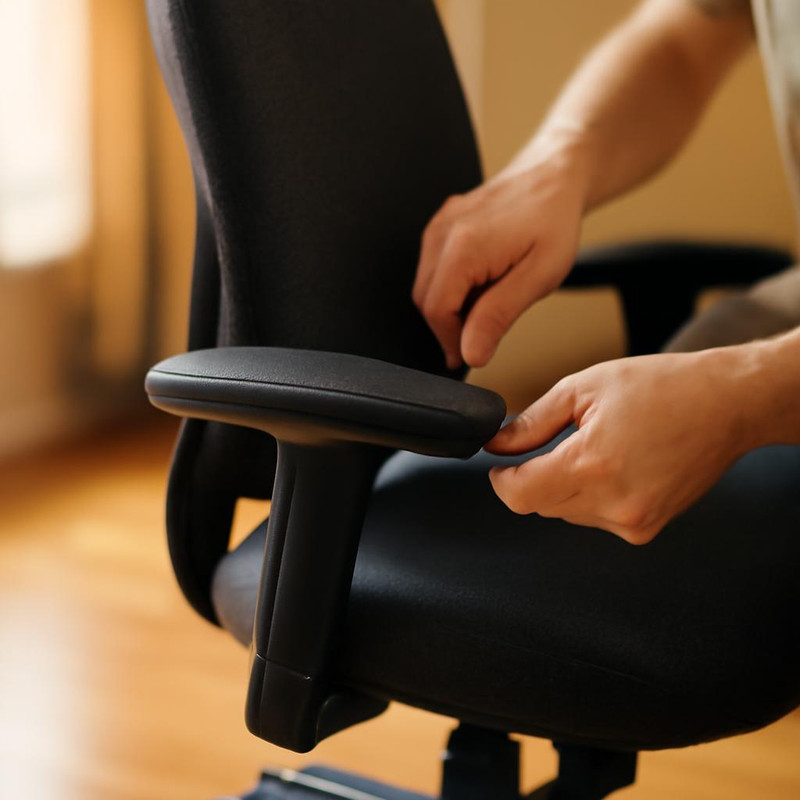 Сборка перетянутого компьютерного кресла