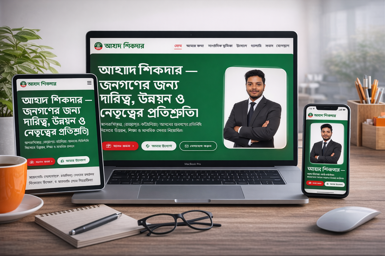 Political Portfolio Website