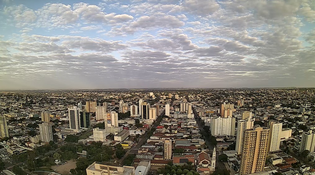 Campo Grande nesta manhã de terça-feira