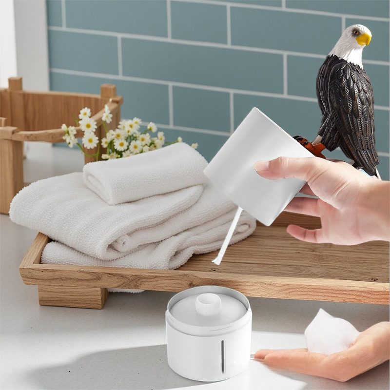 Adorable Grey Pigeon Smart Motion Sensor Foam Pump - Touchless Hand Washer with Anti-Glare Technology for Outdoor & Bright Light