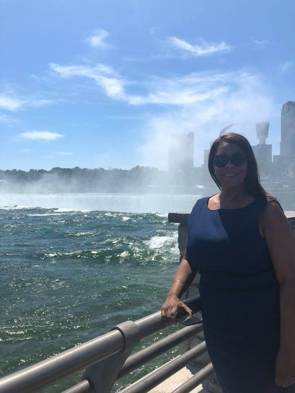 Letitia James seen at Niagara Falls State Park USA