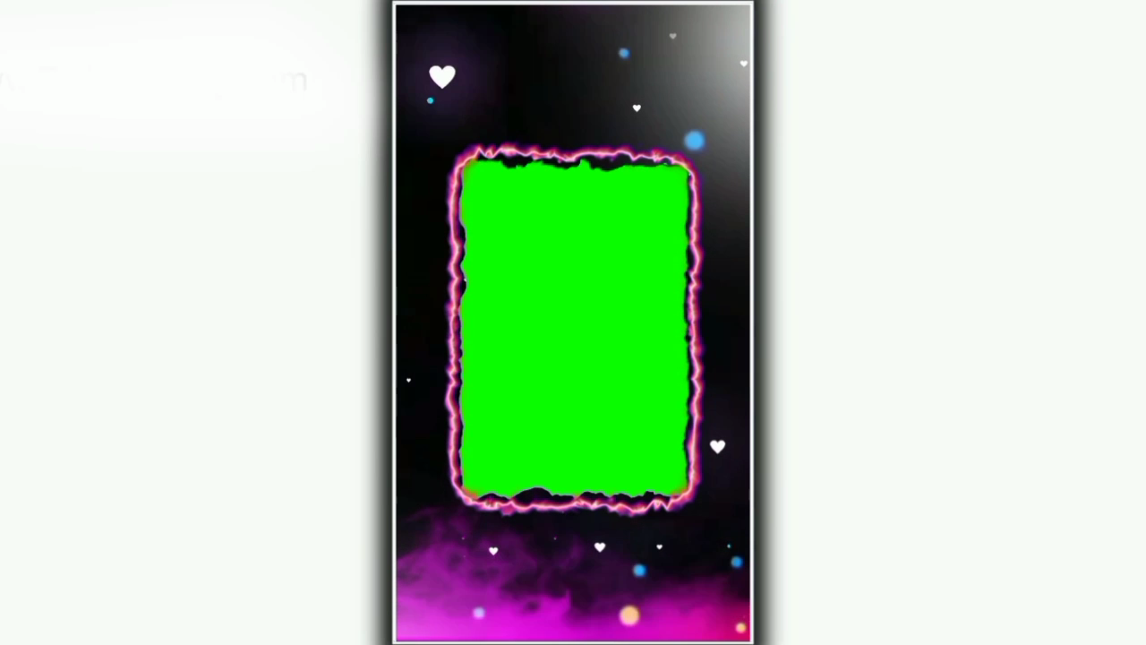 New green screen template video background