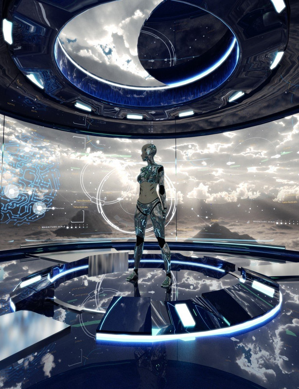 Sci-fi Tower and Base Sci-fi Tower and Base