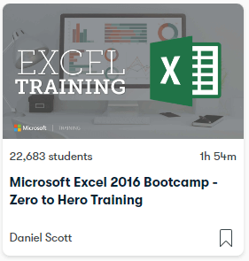 Excel Bootcamp Zero to Hero Training