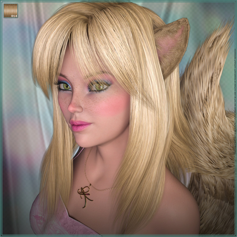Touchable Kiko Ears, Tail, and Hair