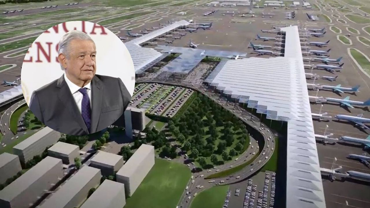 AMLO anuncia que ya no se darán nuevos permisos de vuelos al AICM