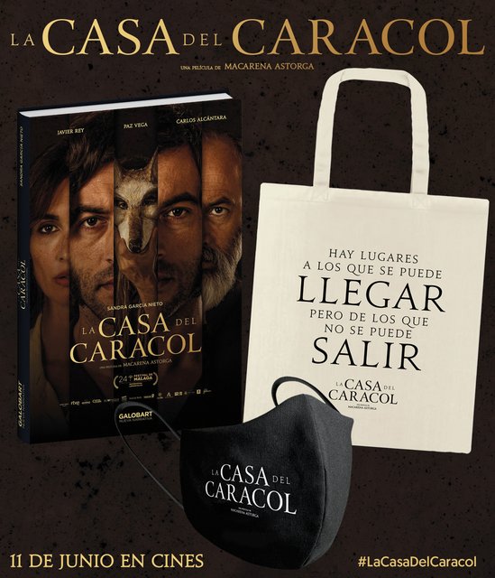 SORTEAMOS 3 PACKS DE REGALOS DE LA PELÍCULA “LA CASA DEL CARACOL” QUE SE ESTRENA EL 11 DE JUNIO EN CINES