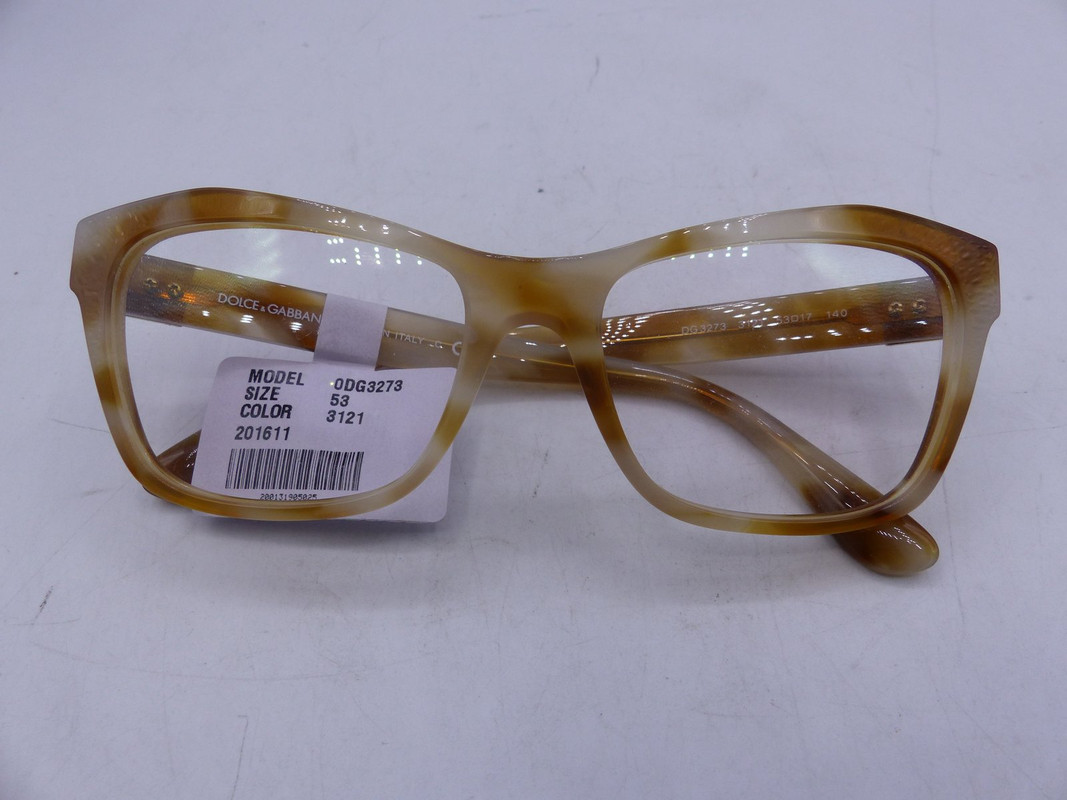 DOLCE & GABBANA DG3121 BROWN GREY 3121 WOMENS EYEGLASSES FRAMES SIZE 53-17-140