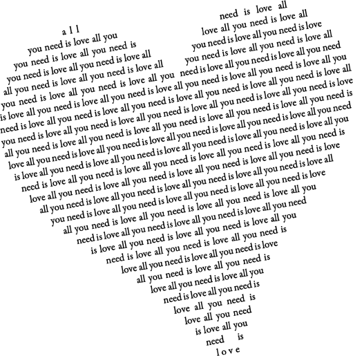 WordArt_Heart_NeedLove2