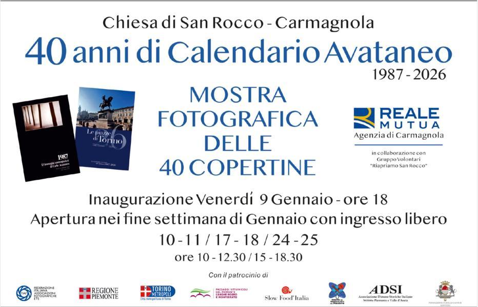 Avataneo in mostra a Carmagnola il 10-11, 17-18 e 24-25 gennaio: 40 anni di scatti