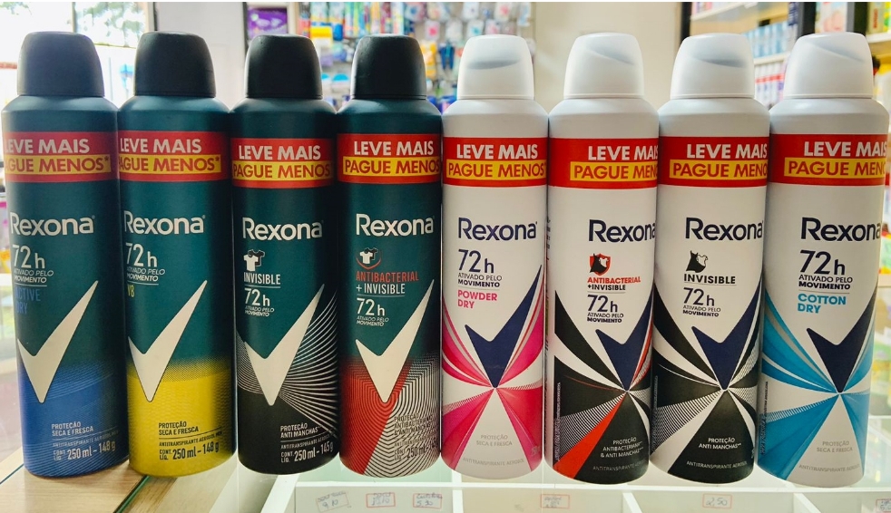 Antitranspirante Aerossol Rexona 250Ml Leve Mais Pague Menos, Rexona