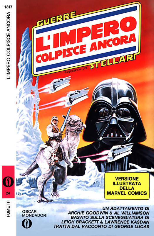 Oscar 1317 – Oscar fumetti 24, Guerre Stellari – L’impero colpisce ancora (Mondadori 1981-01-07)