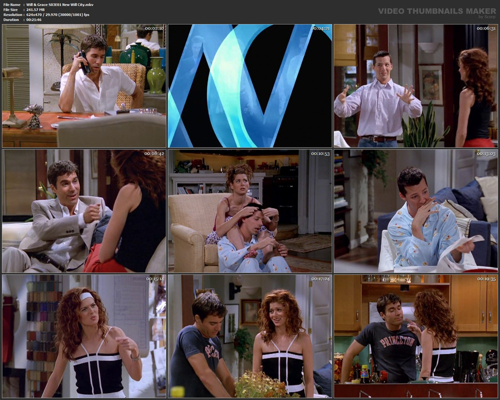 Will & Grace S03E01 New Will City.mkv
