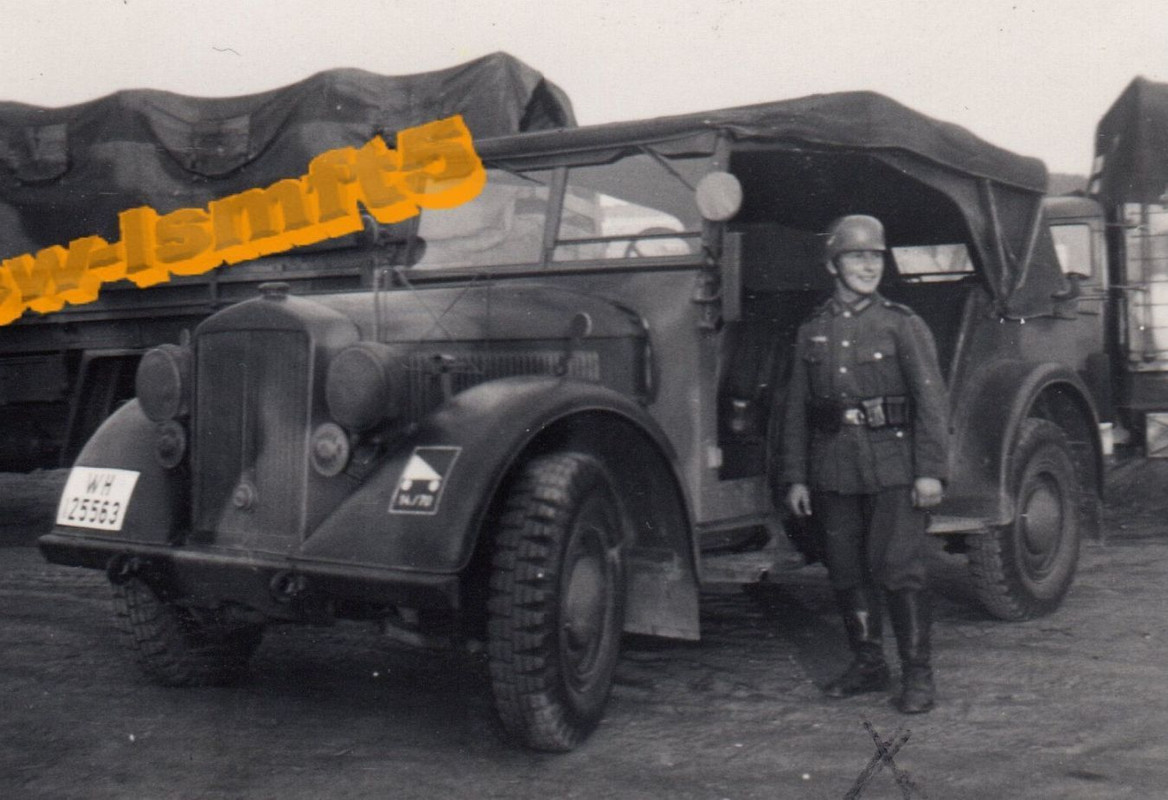 Foto photo PKW Kfz. Kübel-Wagen Wehrmacht ww2
