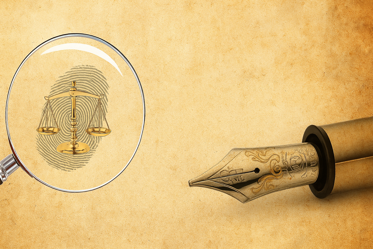 Perícia Judicial - Lupa e Balança
