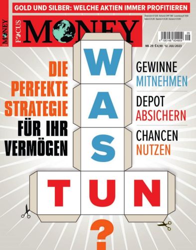 Cover: Focus Money Finanzmagazin No 29 vom 12  Juli 2023