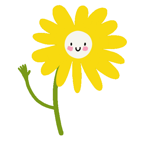 flor saludando