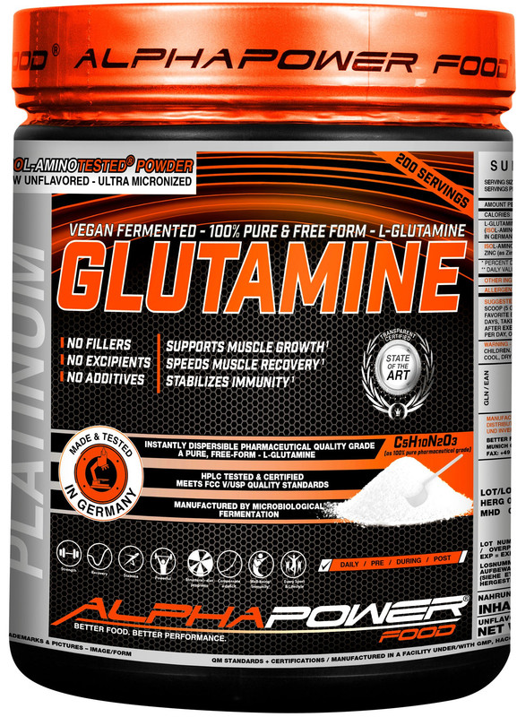 100% reines L-Glutamin Pulver 1kg Regenerations-Experte
