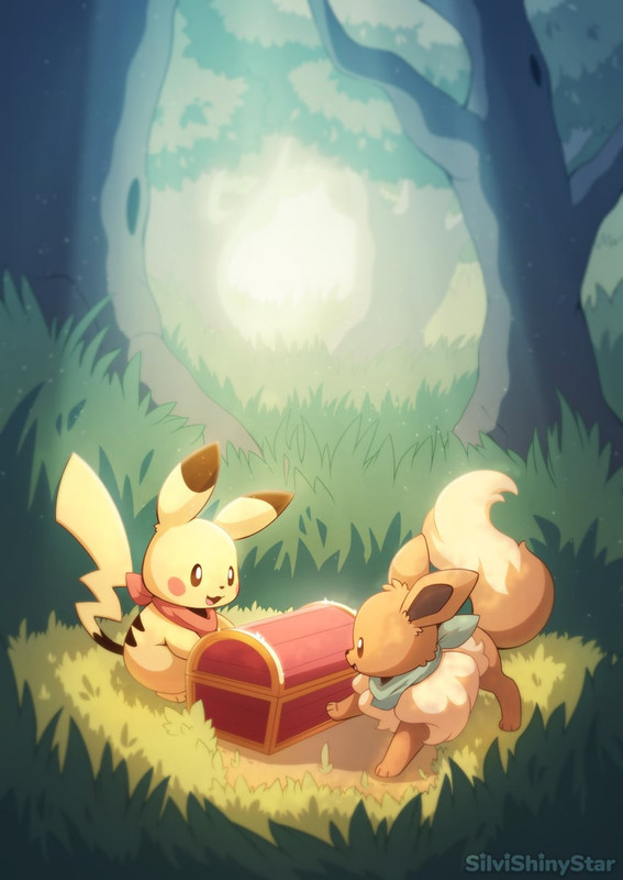pikachu-and-eevee-pokemon-and-1-more-dra