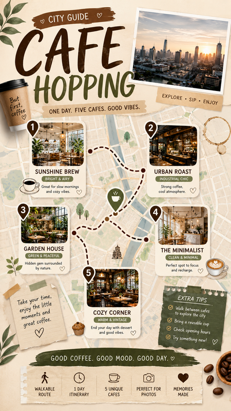 Cafe Hopping Map Generator