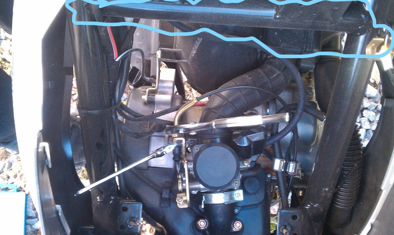Is there a motor mount kit to put a 150cc on a 50cc ?
