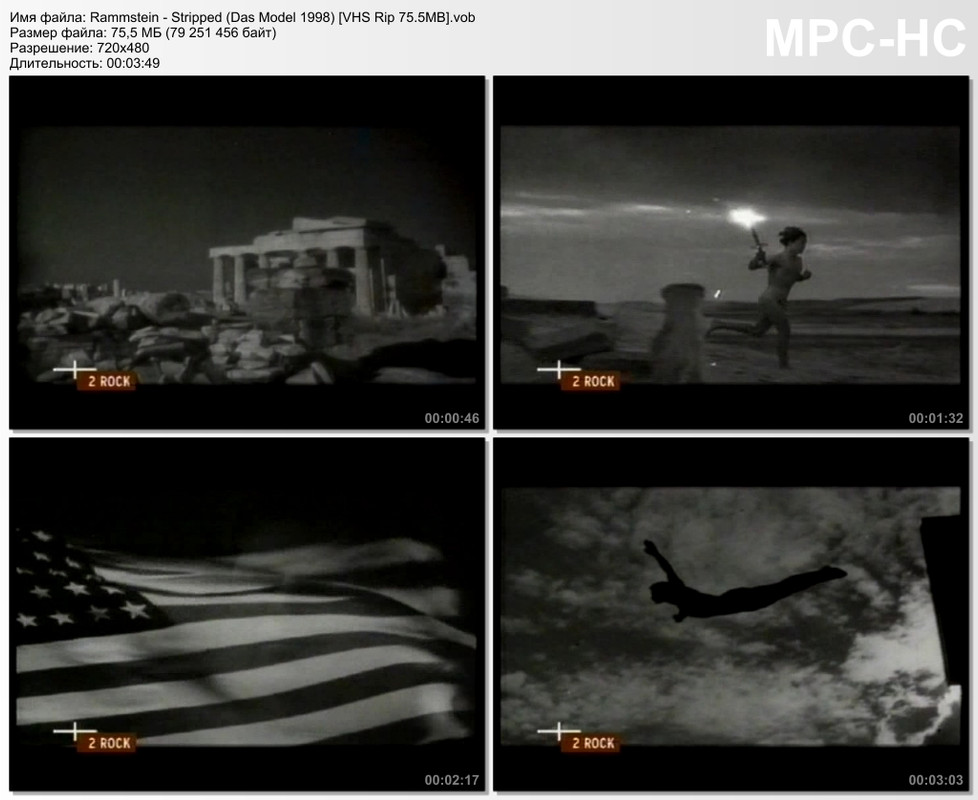 Rammstein - Stripped (Das Model 1998) [VHS Rip 75.5MB]