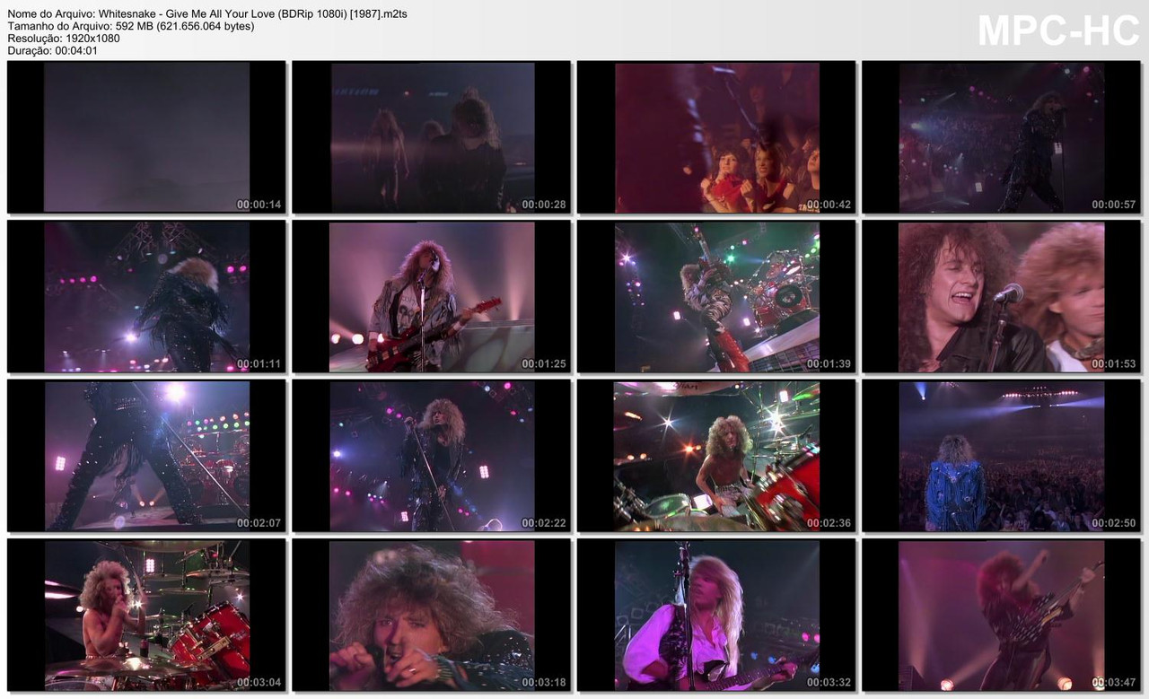 Whitesnake - Give Me All Your Love (BDRip 1080i) [1987]