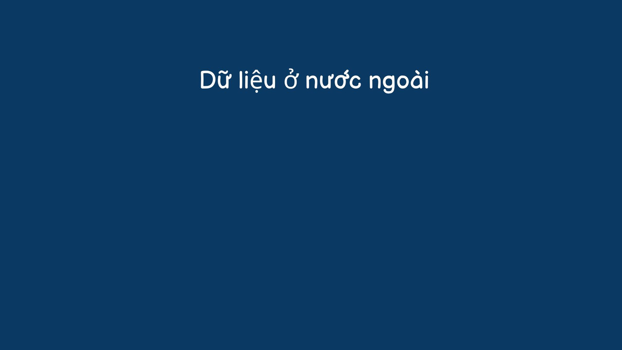 Dữ liệu ở nước ngoài