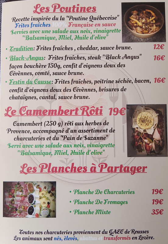 Les Spécialités