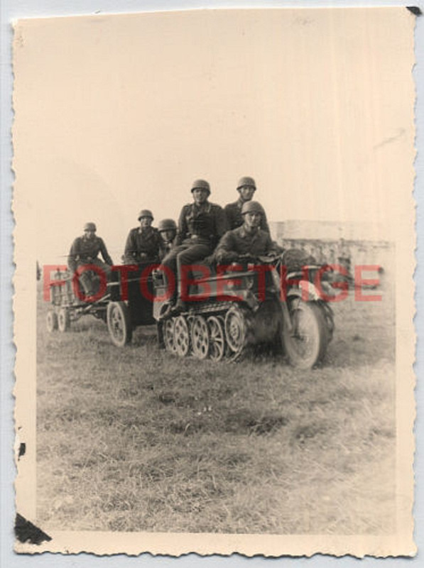 Fallschirmjäger .. NSU Kettenkrad 7,5cm Leichtge