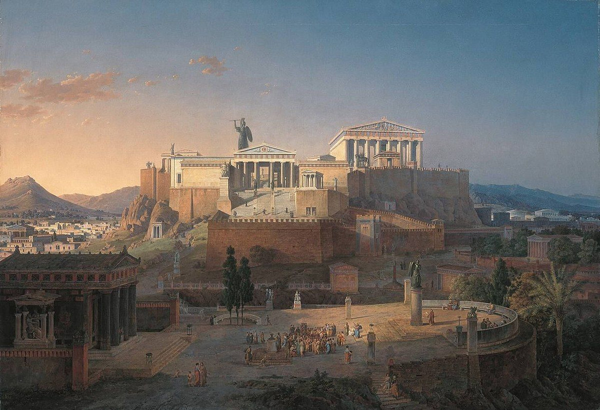 La vita ad Atene, la polis della conoscenza 2 Akropolis by Leo von Klenze