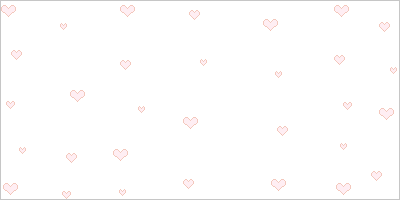 Small pink hearts, animated to be slowly falling down.