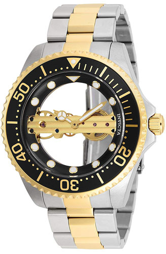 Invicta 26479 Pro Diver Gold Dial Two Tone Stainless Mechanical