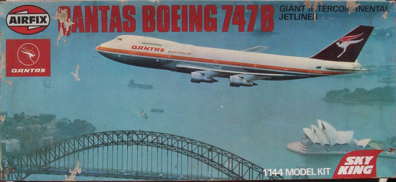 Airfix 144 Qantas Boeing 747B