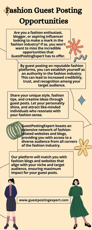 Fashion Guest Posting Opportunities