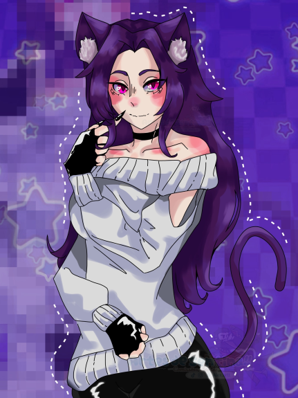 Arte da Hayley Clark, a Loba Mágica