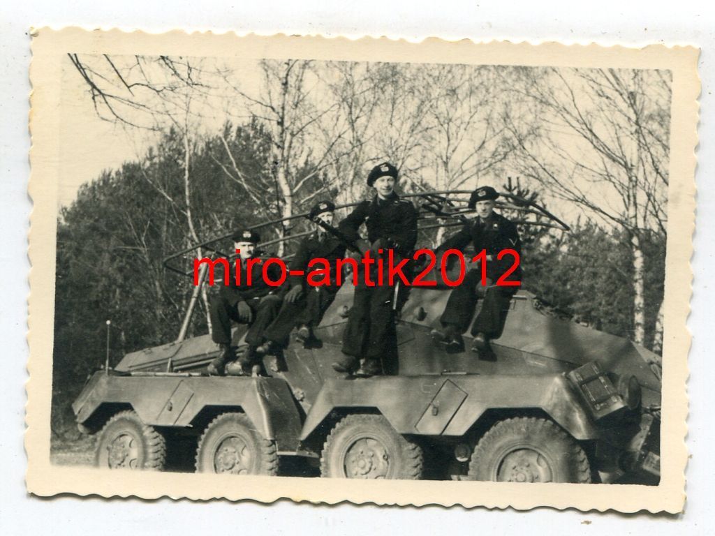 Foto, Wehrmacht, Sdkfz, schwerer Panzerspähwagen