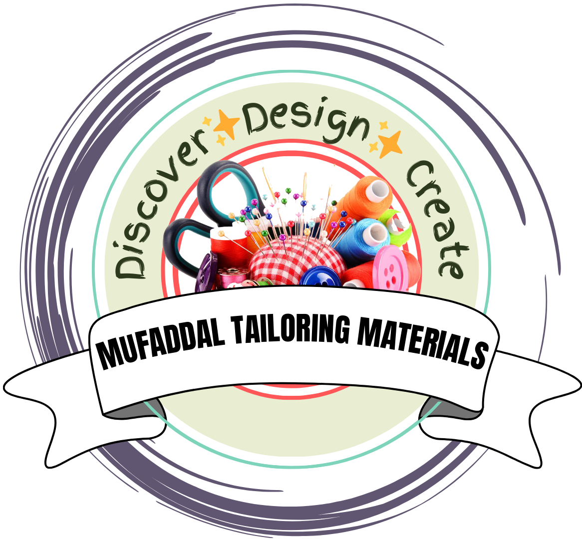Mufaddal Tailoring Materials Logo