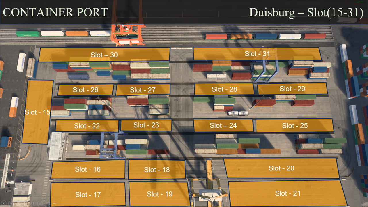 CONTAINER PORT (Slots 15-31)