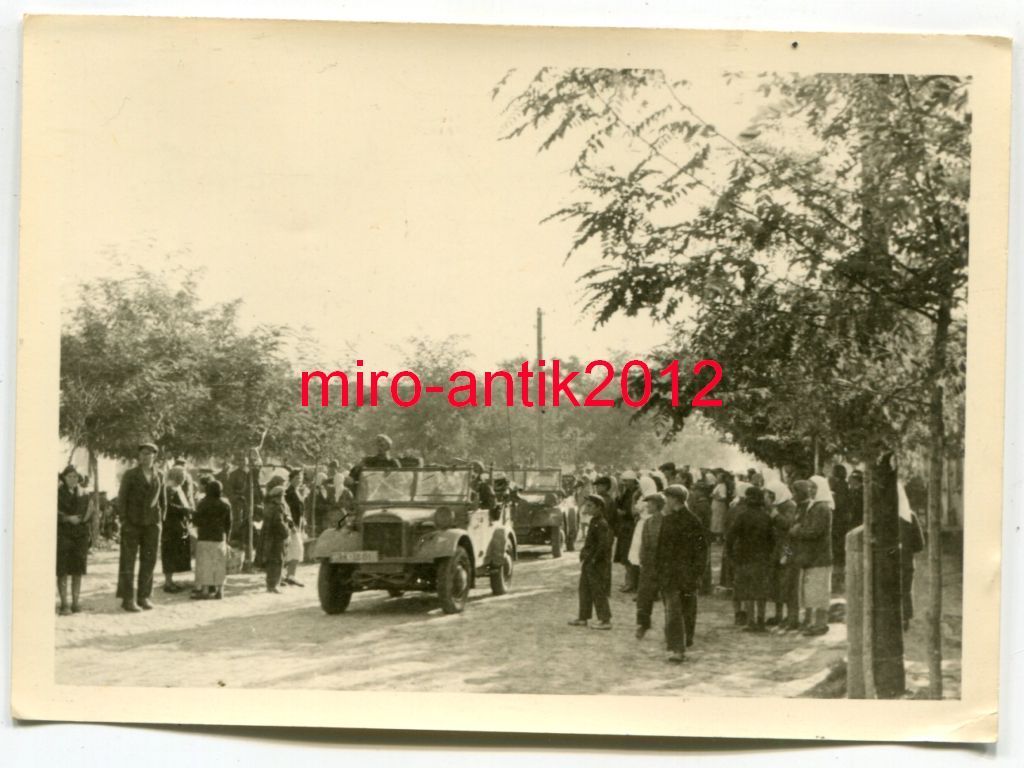 PKW, Kübelwagen, Einmarsch, LAH in Aleschki, Rus