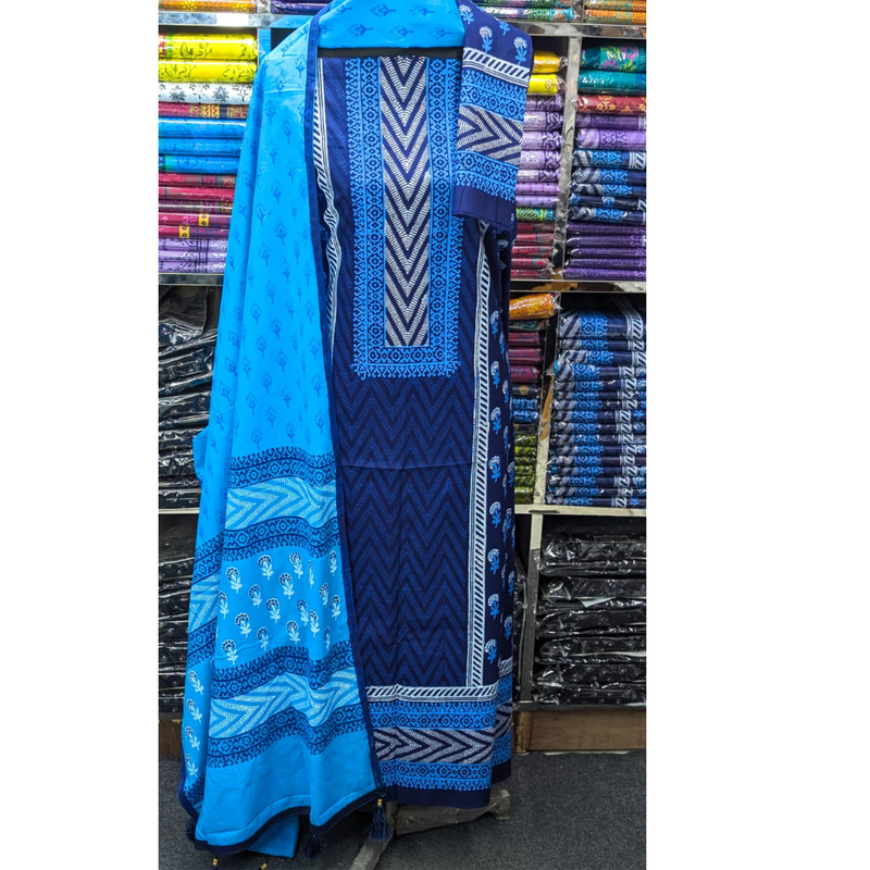 New Exclushive Collection High Qualitiey Cotton Printed Three Piece