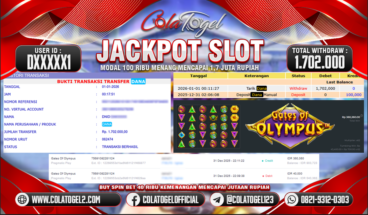 JACKPOT SLOT GACOR!!