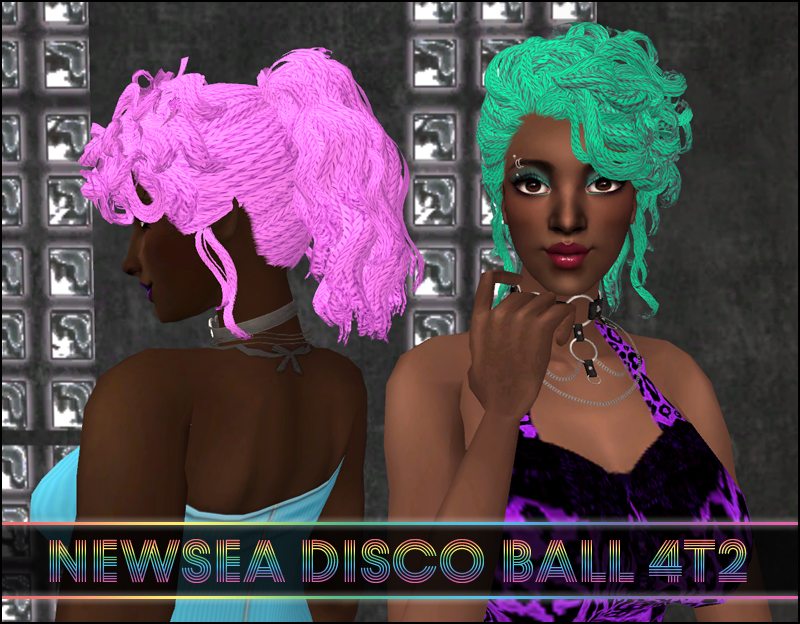 Disco Ball hair preview