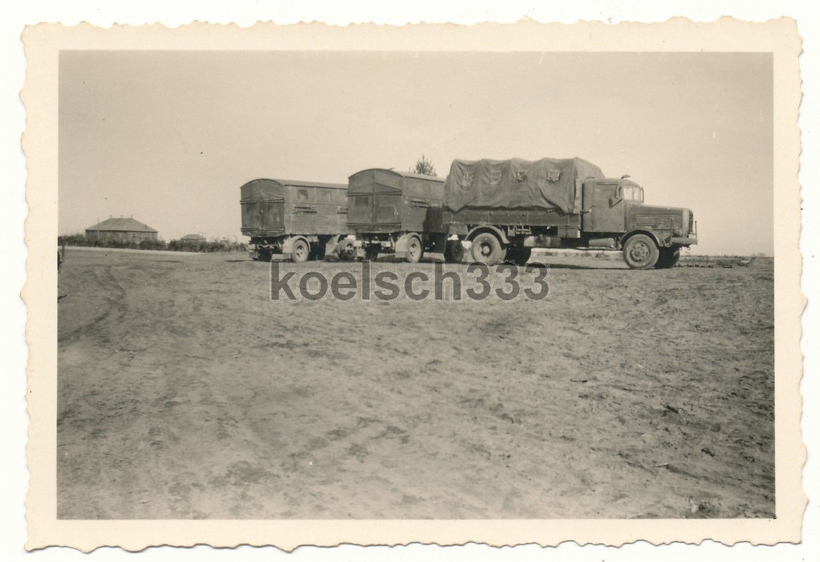 Foto Büssing NAG LKW Werkstatt Anhänger Sd. Anh.