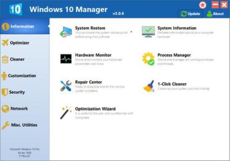Yamicsoft Windows 10 Manager 3.7.0 Multilingual Portable