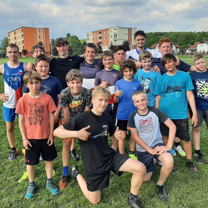 Mad Squirrels Vrchlabí Rugby League klub deti 01